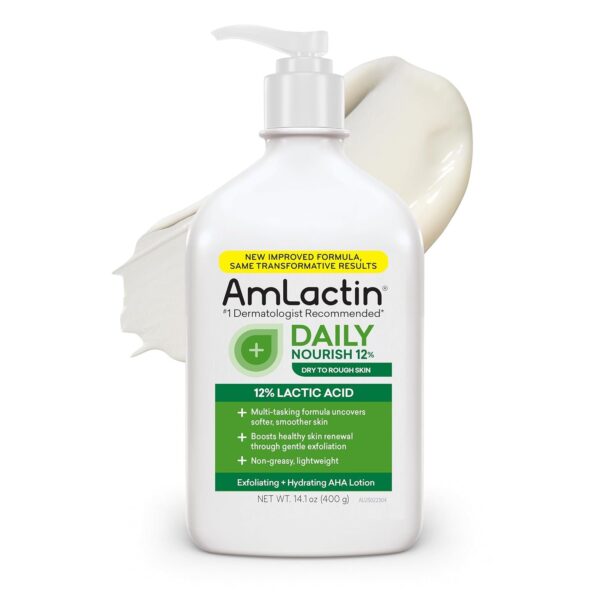 Amlactin Daily Nourish Lotion with 12% Lactic Acid – 7.9oz / 225g