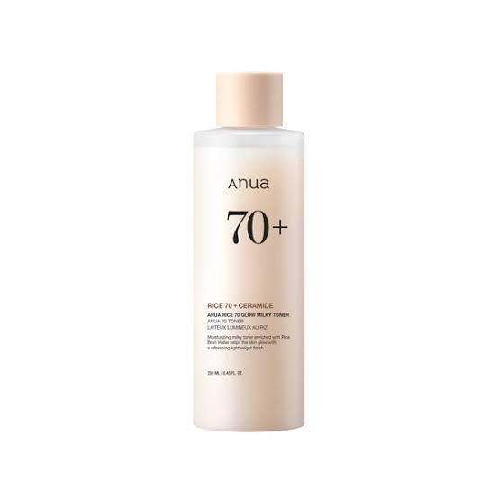 Anua -(Rice 70 + Ceramide) Glow Milky Toner 250ml
