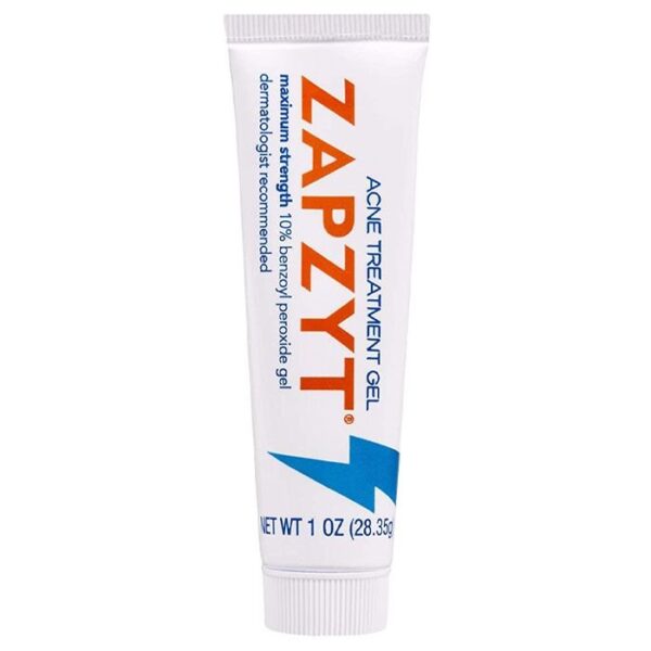 Zapzyt -Acne gel treatment 10% benzoyl peroxide 28.35g