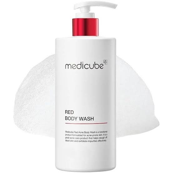 Medicube- Red Acne Body wash (AHA|BHA|PHA| Niacinamide) 400g