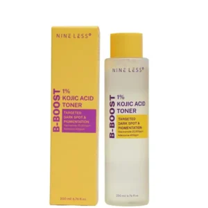 NINELESS B-Boost 1% Kojic Acid Toner 200ml – Brightening & Skin Tone Correcting Toner