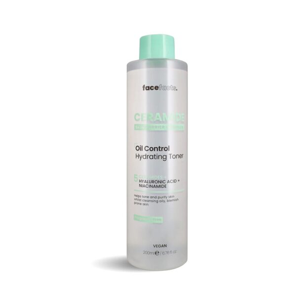 FaceFacts Ceramide Oil Control Hydrating Toner 200ml x12pcs