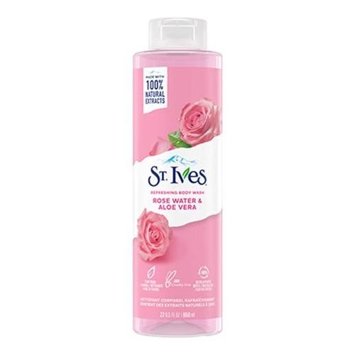 ST. Ives Rose Water & Aloe Vera Body Wash x12