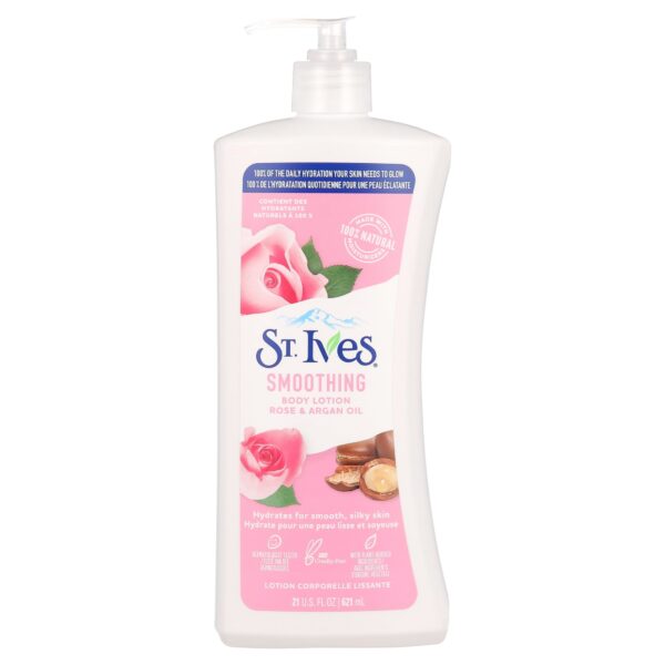 ST. Ives Smoothing Rose & Argon Oil Body Lotion x12