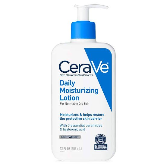 CeraVe Daily Moisturizing Lotion  | Lightweight Face & Body Moisturizer for Dry & Sensitive Skin 355ml