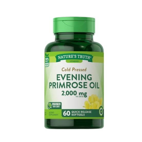 Evening Primrose Oil 2000mg Capsules | Hormonal Balance & Skin Health