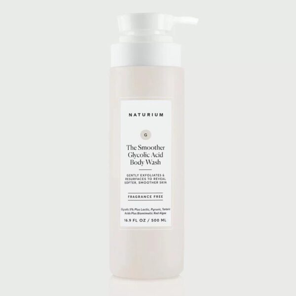 Naturium Glycolic Acid Body Wash 500ml | Exfoliating & Brightening Cleanser