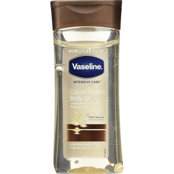 Vaseline Cocoa Radiant Body Oil 200ml | Skin Glow & Deep Moisture