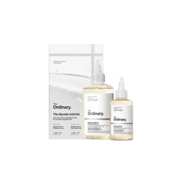 The Ordinary Glycolic Acid 7% Toner Set | 240ml + 100ml Exfoliating Toner