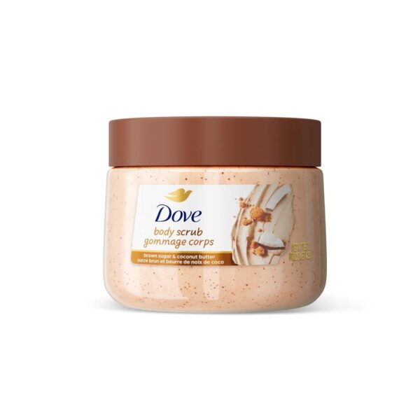 Dove Brown Sugar & Coconut Butter Body Scrub 298g | Deep Moisture Exfoliator