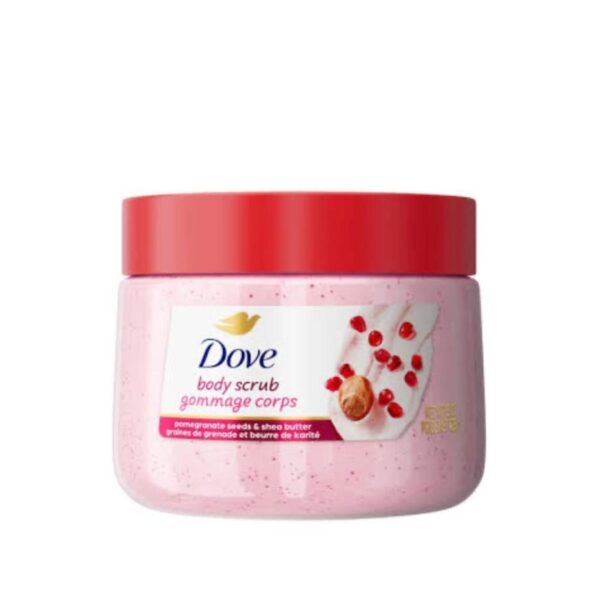 Dove Pomegranate & Shea Butter Body Scrub 298g | Radiance-Boosting Scrub