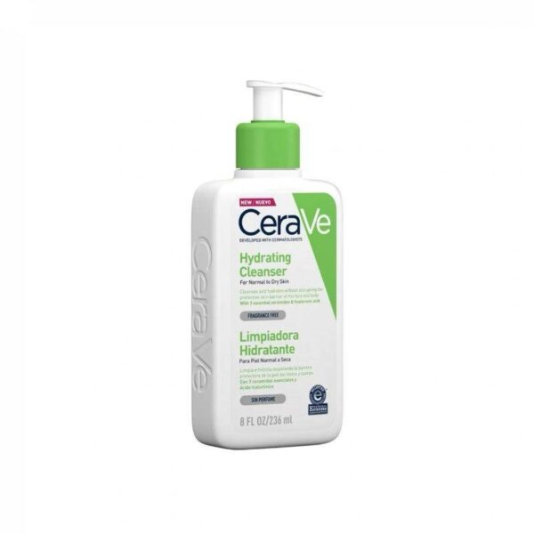CeraVe Hydrating Cleanser 236ml | Gentle Cleanser for Dry & Sensitive Skin