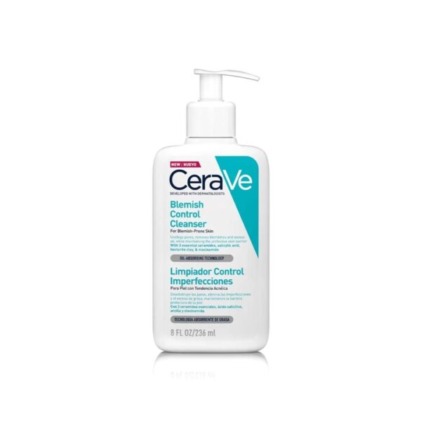 CeraVe Blemish Control Cleanser 236ml | Salicylic Acid Acne Face Wash