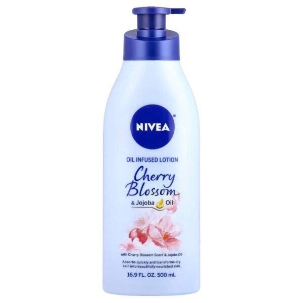 NIVEA Oil in Lotion Cherry Blossom & Jojoba Oil – 400ml Body Lotion