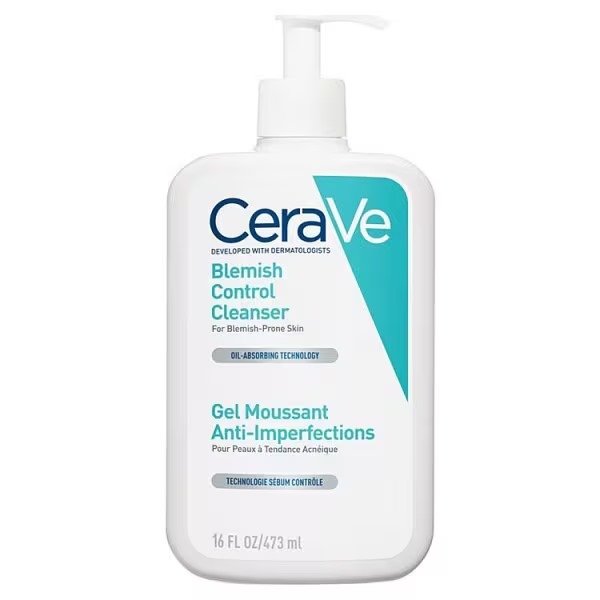 CeraVe Acne Control Cleanser 473ml – Salicylic Acid Acne Face Wash