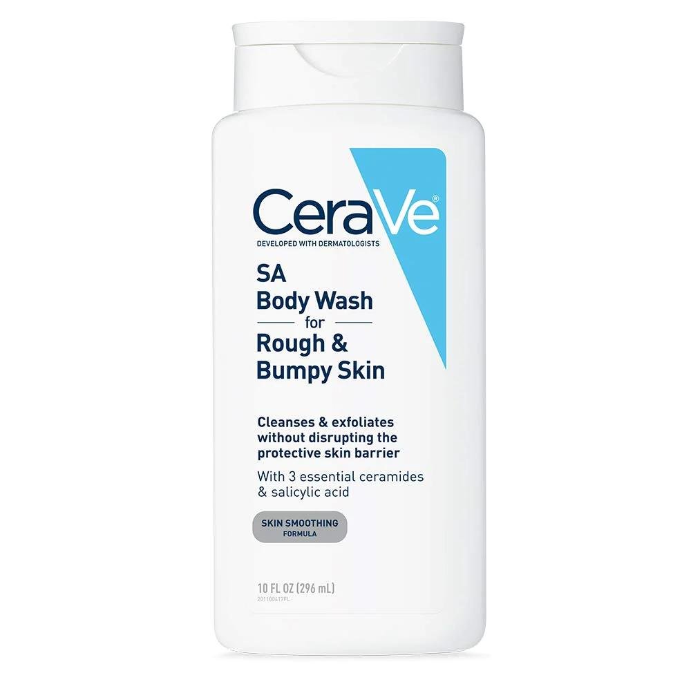 CeraVe SA Body Wash 296ml – Salicylic Acid Cleanser for Rough & Bumpy Skin