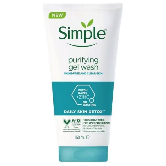 Simple Purifying Gel Face Wash – Deep Cleansing Oil Control Facial Cleanser×12pcs