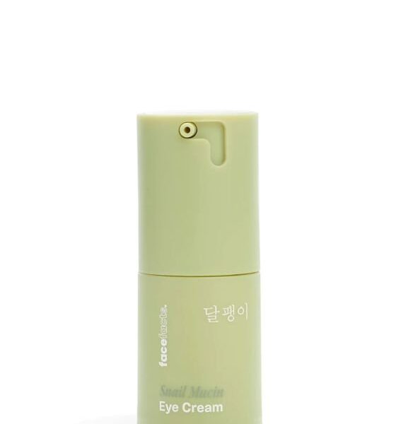FaceFacts Snail Mucin Hydra Smooth Eye Cream 15ml – Hydrating Anti-Aging Under Eye Treatment for Dark Circles & Fine Lines ×12 pcs