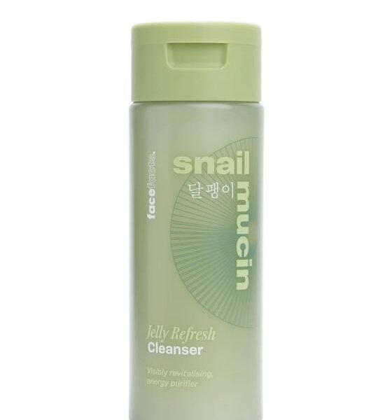 FaceFacts Snail Mucin Jelly Cleanser – Hydrating & Brightening Gentle Face Wash (200ml) ×12pcs