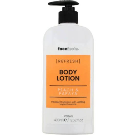 FaceFacts Peach & Papaya Brightening Body Lotion 400ml ×12pcs