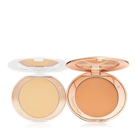 Charlotte Tilbury Airbrush Flawless Finish Setting Powder – Pressed Finishing Powder (Shades 1,2,3)