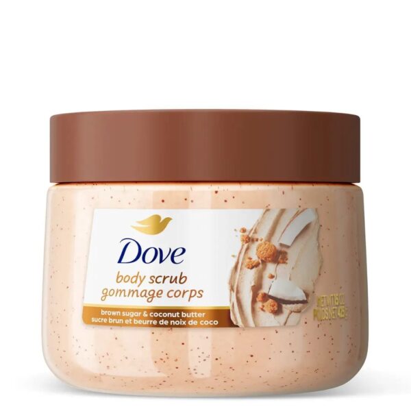 Dove Exfoliating Body Scrub Brown Sugar & Coconut Butter – Deep Nourishing Body Polish